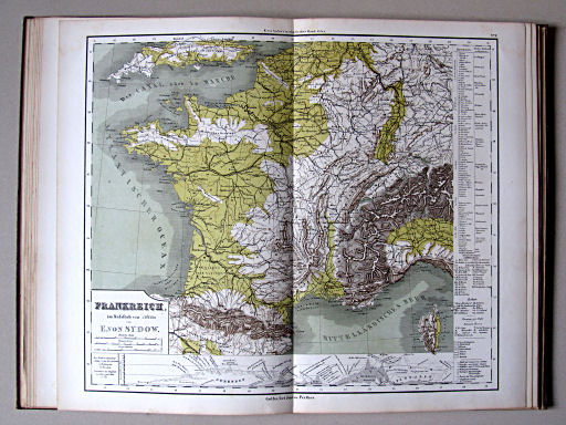 E. von Sydow's Methodischer Hand-Atlas, 1874
X. Frankreich