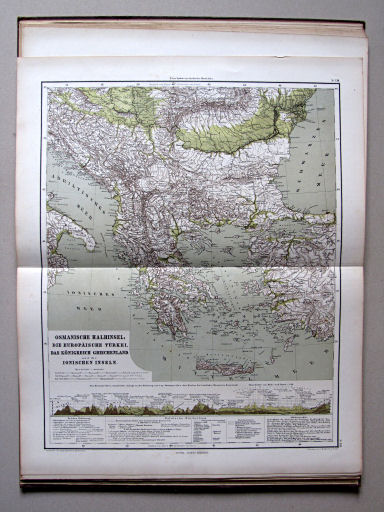 E. von Sydow's Methodischer Hand-Atlas, 1874
XIII. Osmanische Halbinsel