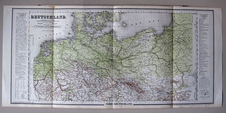 E. von Sydow's Methodischer Hand-Atlas, 1874
XVI-XVII. Nord-Deutschland