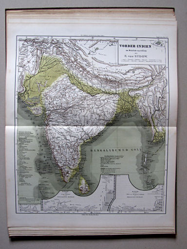 E. von Sydow's Methodischer Hand-Atlas, 1874
S V. Vorder-Indien