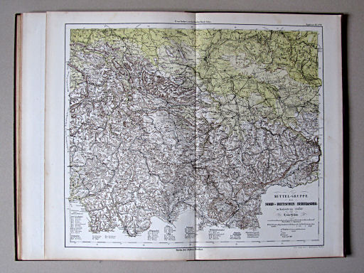 E. von Sydow's Methodischer Hand-Atlas, 1874
S IX. Mittel-Gruppe des Nord-Deutschen Berglandes