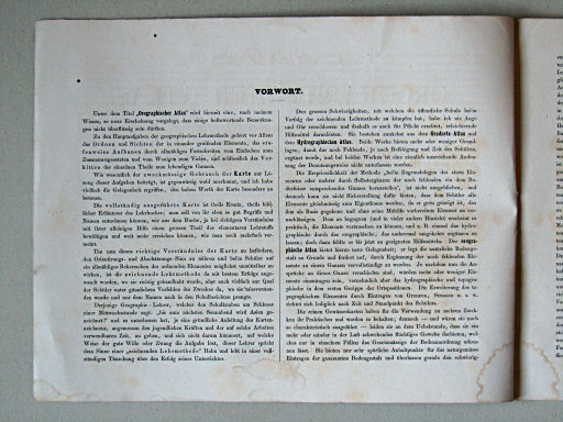 E. von Sydow's Orographischer Atlas, 1855
Voorwoord / Preface 1