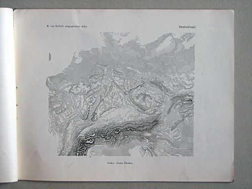 E. von Sydow's Orographischer Atlas, 1855
3. Deutschland