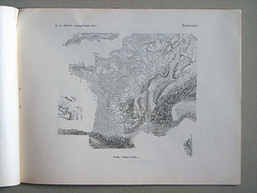 E. von Sydow's Orographischer Atlas, 1855
11. Frankreich
