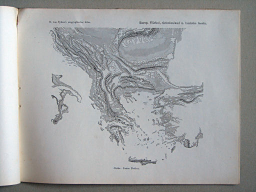E. von Sydow's Orographischer Atlas, 1855
12. Europ. Türkei, Griechenland u. Ionische Inseln