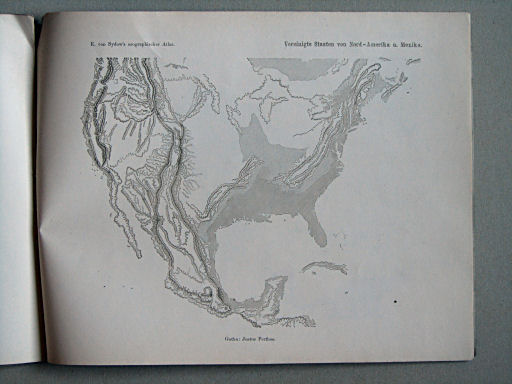 E. von Sydow's Orographischer Atlas, 1855
23. Vereinigte Staaten von Nord-Amerika u. Mexiko