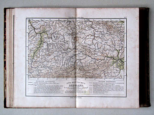 E. von Sydow's Schul-Atlas, 1852
13. Süd-Deutsches Bergland