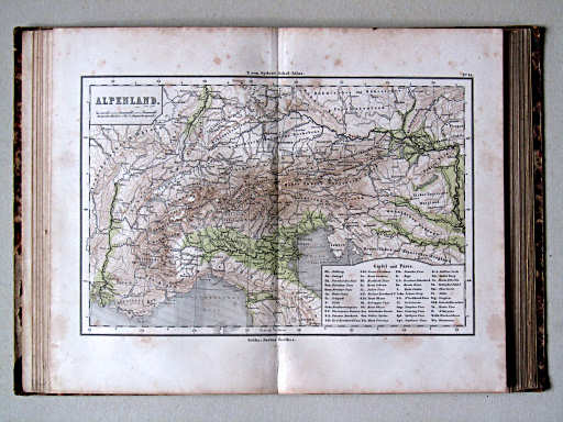 E. von Sydow's Schul-Atlas, 1852
14. Alpenland
