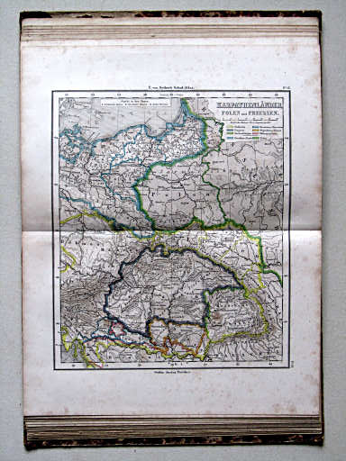 E. von Sydow's Schul-Atlas, 1852
15. Karpathenländer, Polen und Preussen