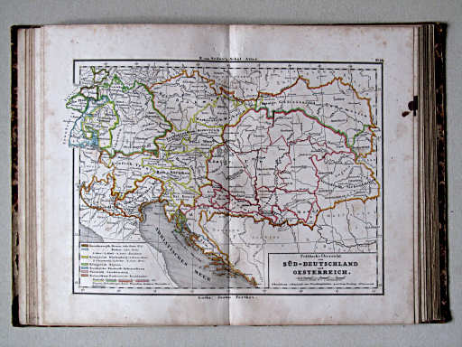 E. von Sydow's Schul-Atlas, 1852
16. Politische Übersicht von Süd-Deutschland und Oesterreich