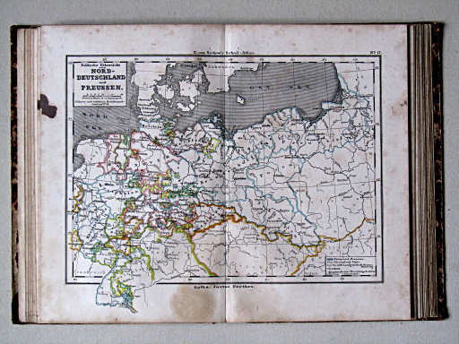 E. von Sydow's Schul-Atlas, 1852
17. Politische Übersicht von Nord-Deutschland und Preussen