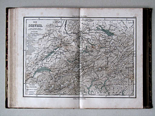 E. von Sydow's Schul-Atlas, 1852
20. Die Schweiz