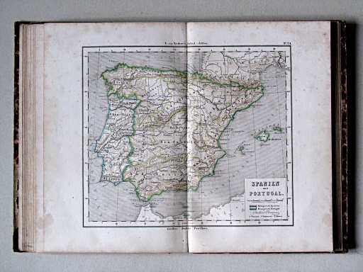 E. von Sydow's Schul-Atlas, 1852
24. Spanien und Portugal