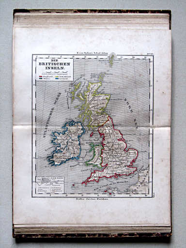 E. von Sydow's Schul-Atlas, 1852
25. Die Britischen Inseln