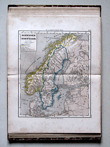 E. von Sydow's Schul-Atlas, 1852
27. Schweden und Norwegen