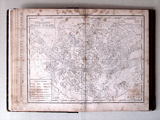 E. von Sydow's Schul-Atlas, 1859
1a. Der nördliche Stern-Himmel