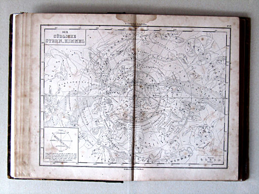E. von Sydow's Schul-Atlas, 1859
1b. Der südliche Stern-Himmel