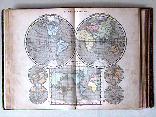 E. von Sydow's Schul-Atlas, 1859
2. Erdansichten