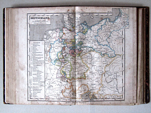 E. von Sydow's Schul-Atlas, 1859
10. Deutschland. Politische Übersicht