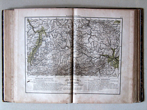 E. von Sydow's Schul-Atlas, 1859
13. Süd-Deutsches Bergland