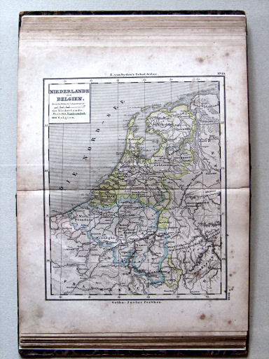 E. von Sydow's Schul-Atlas, 1859
19. Niederlande und Belgien