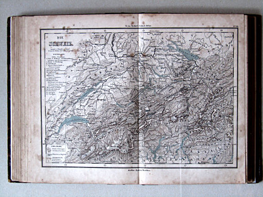 E. von Sydow's Schul-Atlas, 1859
20. Die Schweiz