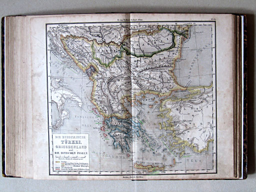 E. von Sydow's Schul-Atlas, 1859
22. Die Europaeische Türkei, Griechenland und die Ionischen Inseln