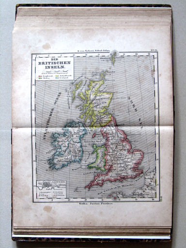 E. von Sydow's Schul-Atlas, 1859
25. Die Britischen Inseln