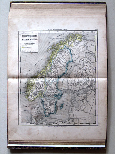 E. von Sydow's Schul-Atlas, 1859
27. Schweden und Norwegen