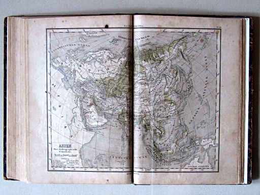 E. von Sydow's Schul-Atlas, 1859
28. Asien. Oro-hydrographische Übersicht