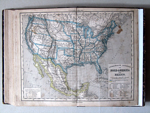 E. von Sydow's Schul-Atlas, 1859
34. Vereinigte Staaten von Nord-Amerika und Mexico
