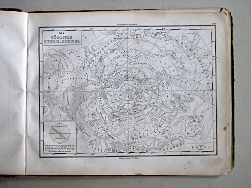 E. von Sydow's Schul-Atlas, 1867
1b. Der südliche Stern-Himmel