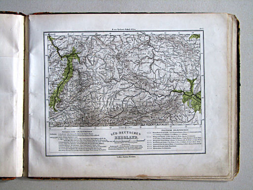 E. von Sydow's Schul-Atlas, 1867
13. Süd-Deutsches Bergland