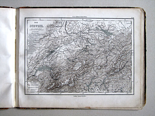 E. von Sydow's Schul-Atlas, 1867
20. Die Schweiz