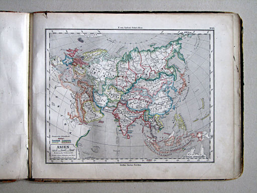 E. von Sydow's Schul-Atlas, 1867
29. Asien. Politische Übersicht