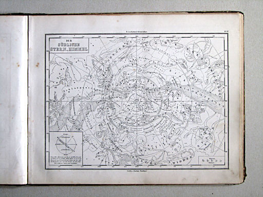 E. von Sydow's Schul-Atlas, 1875
1b. Der südliche Stern-Himmel