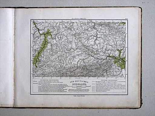 E. von Sydow's Schul-Atlas, 1875
13. Süd-Deutsches Bergland