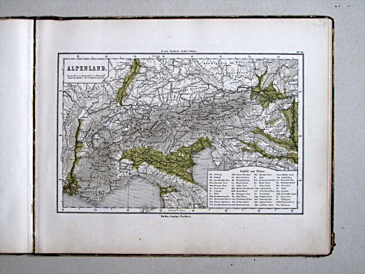 E. von Sydow's Schul-Atlas, 1875
14. Alpenland