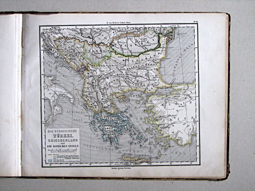 E. von Sydow's Schul-Atlas, 1875
22. Die Europaeische Türkei, Griechenland und die Ionischen Inseln