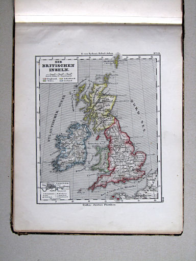 E. von Sydow's Schul-Atlas, 1875
25. Die Britischen Inseln