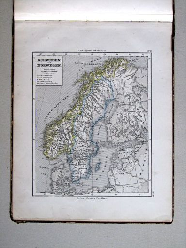 E. von Sydow's Schul-Atlas, 1875
27. Schweden und Norwegen