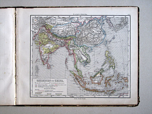 E. von Sydow's Schul-Atlas, 1875
31. Ostindien und China