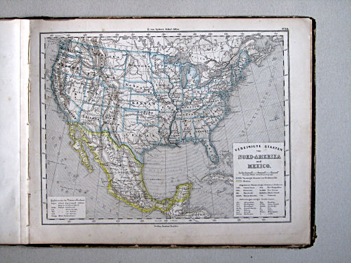 E. von Sydow's Schul-Atlas, 1875
34. Vereinigte Staaten von Nord-Amerika und Mexico