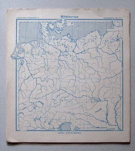 von Sydow-Haack, Hydrographischer Atlas, ca. 1910
1. Mitteleuropa