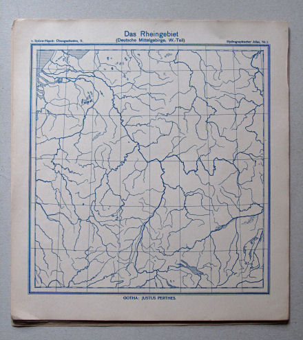 von Sydow-Haack, Hydrographischer Atlas, ca. 1910
2. Das Rheingebiet