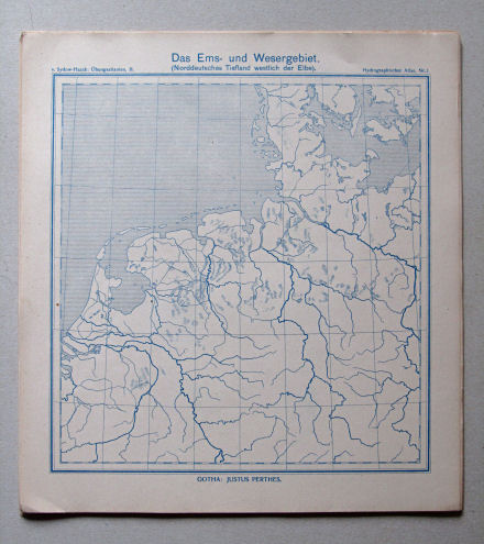 von Sydow-Haack, Hydrographischer Atlas, ca. 1910
3. Das Ems- und Wesergebiet