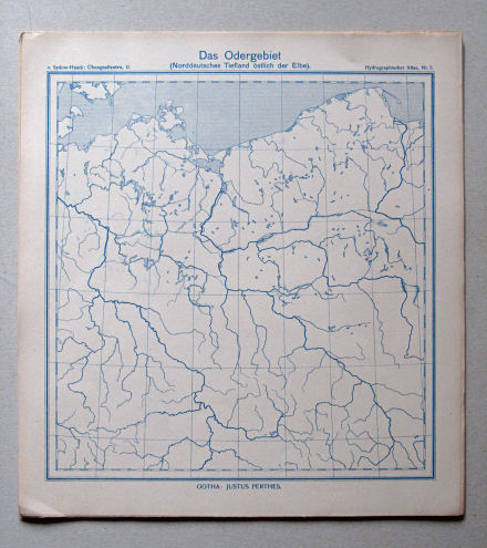 von Sydow-Haack, Hydrographischer Atlas, ca. 1910
5. Das Odergebiet