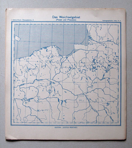 von Sydow-Haack, Hydrographischer Atlas, ca. 1910
6. Das Weichselgebiet