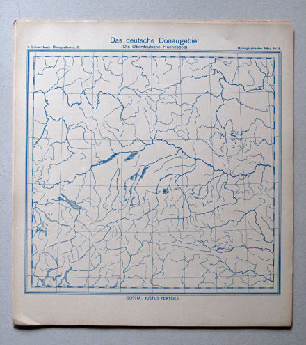 von Sydow-Haack, Hydrographischer Atlas, ca. 1910
8. Das deutsche Donaugebiet