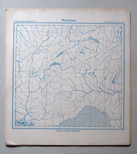 von Sydow-Haack, Hydrographischer Atlas, ca. 1910
10. Westalpen
